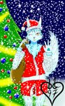  anthro blackwing97 canine christmas crystal eyes_closed female feral fox fur hat holidays mammal pussy santa_hat solo star_wars vulptex yellow_eyes 