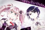  danganronpa danganronpa_1 enoshima_junko happy_birthday ikusaba_mukuro 