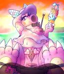 2025 absurd_res anthro anus barefoot_driving birdo birdo_(character) blue_clothing blue_headwear blush bodily_fluids bottomless bottomless_anthro bottomless_female bow_ribbon breasts cherry claws clothed clothed_anthro clothed_female clothing cloud dark_nipples deep_navel dessert digital_media_(artwork) double_cherry dress dripping driving english_text eyelashes feet female finger_claws food foot_focus footwear fruit genital_fluids genitals hat headgear headwear hi_res ice_cream ice_cream_cone jewelry makeup mario_bros markings multicolored_body multicolored_skin navel nintendo nipple_outline nipples non-mammal_breasts one_breast_out open_mouth orange_sky outside patohoro penetration pink_body pink_breasts pink_tail pink_vulva plant presenting presenting_anus presenting_breasts presenting_vulva puffy_nipples purple_eyes pussy_spreading_tape ring scales scalie sea siphon_(anatomy) sky slightly_chubby slightly_chubby_female solo spots spotted_markings spread_legs spreading sticker stickers_on_body sun_hat sunset tail tail_anus text thick_tail thick_thighs translucent translucent_clothing translucent_dress two_tone_body two_tone_skin vaginal vaginal_fluids vaginal_fluids_on_vulva vaginal_penetration vehicle vulva wardrobe_malfunction water wet wet_clothing wet_dress white_body white_claws white_clothing white_clouds white_dress