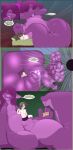 2_mouths 3_fingers 3_toes absurd_res ambiguous_gender anthro barefoot bathing bloop_(tacokurt) bodily_fluids bog_leech_(species) bogroo brown_hair clothed clothing coiling comic curvy_figure dialogue digital_media_(artwork) dreadlocks drooling duo english_text eyes_closed feet fingers food furniture gastropod hair hi_res holding_food holding_object human hybrid kangaroo long_ears long_hair lying macropod male male/male mammal marsupial mollusk monster multi_mouth nude octoroo open_mouth pancake partially_clothed partially_inside partially_submerged popeye_arms pouch_(anatomy) pouch_vore purple_body purple_eyes purple_hair saliva saliva_string shower showering simple_background size_difference sleeping sleeping_together slime_drip smile soft_vore tacokurt tail tail_fetish tail_mouth tail_play tail_vore teeth text thick_thighs toes topless underwear unusual_anatomy unusual_tail voluptuous voluptuous_anthro voluptuous_male vore wet zach_(zeroverse)