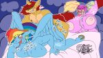 16:9 absurd_res ahegao big_breasts breasts cheering cloud doggystyle fan_character friendship_is_magic from_behind_position hasbro hi_res huge_breasts koopa koopaling kopy_k looking_pleasured mario_bros my_little_pony nintendo pleased rainbow_dash_(mlp) scalie sex vaginal widescreen