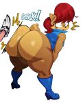 absurd_res anthro big_butt blue_eyes blush boots butt butt_slap chipmunk clothing duo eulipotyphlan female footwear ground_squirrel hedgehog hi_res high_heeled_boots high_heels huge_butt male male/female mammal rodent sally_acorn sciurid sega shoes slap sonic_the_hedgehog sonic_the_hedgehog_(series) spanking sssonic2 thick_thighs wide_hips