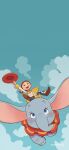  1boy 1girl animal_print belt boots braid chaps cow_print cowboy_hat cowgirl_(western) dumbo dumbo_(character) elephant green_eyes hat highres jessie_the_yodeling_cowgirl long_hair long_sleeves print_chaps red_hair shirt single_braid smile takatmaorange toy_story toy_story_2 yoke_(clothing) 