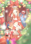  :t abigail_williams_(fate/grand_order) aiee bangs bell blonde_hair blue_eyes blurry blurry_foreground boots bow box capelet christmas christmas_ornaments christmas_stocking closed_mouth commentary depth_of_field detached_sleeves dress fate/grand_order fate_(series) forehead fur-trimmed_boots fur-trimmed_capelet fur-trimmed_dress fur-trimmed_hat fur-trimmed_sleeves fur_trim gift gift_box hair_bow hat head_tilt highres indoors knee_boots long_hair long_sleeves looking_at_viewer orange_bow parted_bangs polka_dot polka_dot_bow pout red_bow red_capelet red_dress red_footwear red_hat sack santa_boots santa_costume santa_hat sitting sleeves_past_wrists solo star stuffed_animal stuffed_toy teddy_bear very_long_hair wavy_mouth 