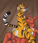  crossover digimon guilmon kung_fu_panda master_tigress 