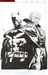  absolute_dc batman dan_mora dc_comics highres hush_(batman) pen_(medium) superhero_costume traditional_media western_comics_(style) 