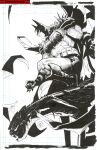  absolute_batman absolute_dc batman batman_(series) dan_mora dc_comics dc_extended_universe highres pen_(medium) superhero_costume traditional_media western_comics_(style) 
