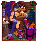  big_breasts big_penis blaze_the_cat breasts canine christmas christmas_tree clothed clothing dreamcastzx1 escopeto female fox hedgehog holidays holly_(plant) male mammal miles_prower mistletoe penis plant rosemary_prower skimpy sonic_(series) sonic_the_hedgehog tree 