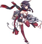  :| aixioo anchor anklet azur_lane bangs bare_shoulders black_hair black_scarf black_skirt braid breasts bridal_gauntlets chain cherry_blossoms closed_mouth eyebrows flower full_body garter_straps hair_flower hair_ornament hair_ribbon hip_vent holding holding_weapon horns japanese_clothes jewelry kunai kuroshio_(azur_lane) leaf leg_up long_hair machinery miniskirt ninja obi official_art oni_horns panties pleated_skirt pointy_ears red_eyes red_legwear red_ribbon ribbon rudder_shoes sash scarf shoes side-tie_panties skirt small_breasts solo standing standing_on_one_leg tachi-e thigh_strap thighhighs torpedo torpedo_tubes transparent_background tsurime turret twin_braids underwear weapon white_footwear white_panties white_ribbon zettai_ryouiki 