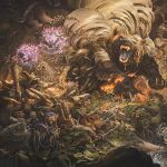 2024 ambiguous_gender amphibian angry anthro arrow_(weapon) arthropod arthropod_abdomen avian barrier bat beak bear bee beehive bird black_body black_fur bow_(weapon) brown_body brown_fur buckteeth cape claws clothing club_(weapon) dagger detailed_background eulipotyphlan facial_markings feathered_wings feathers feral fire flower flying frog fur grappling_hook green_cape green_clothing group hasbro head_markings hedgehog hi_res holding_bow_(weapon) holding_club holding_grappling_hook holding_melee_weapon holding_object holding_polearm holding_ranged_weapon holding_rapier holding_spear holding_sword holding_weapon hood hymenopteran impalement insect insect_wings justin_gerard lagomorph leporid lizard magic magic:_the_gathering mammal markings mask_(marking) melee_weapon membrane_(anatomy) membranous_wings monster mouse murid murine mustelid official_art open_mouth otter plant polearm procyonid rabbit raccoon ranged_weapon rapier rat reptile rodent sand scalie size_difference skull_helmet spear stinger sword tail teeth tree violence water weapon wings wizards_of_the_coast