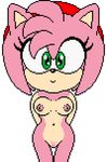  amy_rose animated areola big_eyes big_head blinking breasts chibi dancing digital_media_(artwork) eyelashes female green_eyes hairband hands_behind_back hedgehog low_res mammal navel nipples nude pixel_(artwork) pubes quills shaking_butt smile solo sonic_(series) sonictopfan 