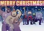 2024 2_penises absurd_res andrew_(t0l0k) anthro black_penis bottomwear brown_body brown_fur brown_hair brown_mane canid canine canis christmas clothed clothing coat dasher_(t0l0k) deer digital_media_(artwork) domestic_cat domestic_dog domestic_pig dorsal_fin erection eyes_closed felid feline felis fin fish flexing flexing_bicep flexing_both_biceps footwear front_view frown fully_clothed fur genitals giraffe giraffid green_body green_fur green_hair grey_body grey_penis group hair hat headgear headwear hi_res holding_clothing holding_object holidays horn isaac_(t0l0k) lion long_neck looking_at_viewer male male/male mammal mane marine merry_christmas multi_genitalia multi_penis muscular navel new_world_deer nipples nude octavio_(t0l0k) ossicone outside pantherine pants penis pink_body pubes reindeer removing_pants roy_(t0l0k) sad scarf scott_(t0l0k) shark shoes smile smiling_at_viewer snow snowing standing suid suine sus_(pig) t0l0k tail tail_motion tailwag ted_(t0l0k) thick_penis topwear undressing yellow_body
