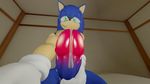  3d_(artwork) clothing digital_media_(artwork) erection gloves hedgehog looking_at_viewer low-angle_view male mammal penis photo precum selfie snipermilespowers solo sonic_(series) sonic_the_hedgehog source_filmmaker 
