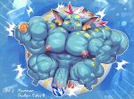  2024 4_toes 5_fingers abs anothereidos_of_dragon_vein_r anthro areola arm_markings balls barely_contained barely_visible_balls barely_visible_genitalia biceps big_areola big_balls big_ears big_muscles big_pecs big_penis blue_body blue_text bodily_fluids character_name chest_markings claws clothed clothing container count crimsonrabbit cup day_count deltoids demon diamond_(marking) digital_media_(artwork) dipstick_ears dotted_background ear_markings ear_piercing ear_ring english_text facial_markings feet fingerless_(marking) fingers floral_pattern genitals glistening glistening_eyes goblin hair head_markings hi_res high-angle_view holding_container holding_cup holding_object huge_ears huge_muscles huge_pecs huge_penis humanoid humanoid_feet humanoid_genitalia humanoid_hands humanoid_penis hyper hyper_muscles ineffective_clothing light lighting line_art looking_down lying male mammon_(anothereidos_r) markings multicolored_ears multicolored_hair multicolored_penis muscular muscular_legs nervous nervous_sweat nipple_piercing nipples on_back on_pool_float open_mouth outline partially_bald pattern_background pecs penis piercing pink_inner_ear pink_nipples pink_penis_tip plantigrade pointy_ears pool_float print_clothing print_underwear pronounced_browridge pupils quads red_hair ring_piercing shaded shaded_line_art shadow short short_male shoulder_markings simple_background small_but_hung small_feet small_hands solo speedo stripes sunlight sweat swimwear teeth text thick_penis thick_thighs toes trapezius tremble_spikes triceps tusks two_tone_hair two_tone_inner_ear two_tone_penis underwear underwear_only vein veiny_muscles veiny_penis water water_background white_hair white_outline white_sclera wide_eyed yellow_eyes yellow_inner_ear yellow_markings 