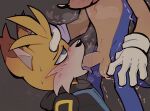  2025 5_fingers anthro anthro_on_anthro anthro_penetrated anthro_penetrating anthro_penetrating_anthro balls black_clothing black_hoodie black_nose black_topwear blue_body blue_clothing blue_eyes blue_fur blue_hoodie blue_tail blue_topwear blush blush_lines bodily_fluids breath brown_ear_tips brown_ears canid canine cheek_tuft clothed clothed_anthro clothed_male clothed_sex clothing dipstick_ears duncanscocc duo ear_markings erection eulipotyphlan facial_tuft fingers fox fur genitals gloves gloves_only grey_background grey_inner_ear handwear handwear_only head_grab heart_symbol hedgehog hoodie humanoid_genitalia humanoid_penis interspecies irrumatio kneeling_oral_position looking_up_at_partner male male/male male_anthro male_penetrated male_penetrating male_penetrating_male mammal mostly_nude mostly_nude_anthro mostly_nude_male multicolored_body multicolored_ears multicolored_fur multicolored_hoodie netflix open_mouth oral oral_penetration orange_body orange_ears orange_fur penetration penile penile_penetration penis penis_in_mouth pink_tongue saliva saliva_on_penis saliva_on_tongue sega sex shaking side_view simple_background snout sonic_prime sonic_the_hedgehog sonic_the_hedgehog_(series) standing sweat sweaty_face tail tails_nine tan_balls tan_body tan_fur tan_penis tongue tongue_out topwear trembling tuft two_tone_body two_tone_ears two_tone_fur two_tone_inner_ear white_body white_clothing white_fur white_gloves white_handwear white_inner_ear yellow_clothing yellow_hoodie yellow_topwear 