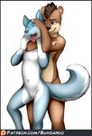  2017 anthro asphyxiation bastion bear blue_eyes canine choking cub digital_media_(artwork) duo featureless_crotch green_eyes male male/male mammal navel nude open_mouth simple_background strangling tongue tongue_out white_background wolf young 