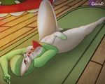  armwear candy candy_cane christmas clothing crazedwd flaccid food gardevoir girly gloves holidays lying male nintendo penis pok&eacute;mon pok&eacute;mon_(species) video_games 