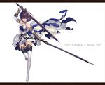  armor dress sword tachikawa_mushimaro weapon 