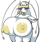  2017 antennae anthro areola arthropod big_breasts breasts claws eyelashes female huge_breasts humanoid hyper hyper_breasts insect nintendo nipples nude petronoise pheromosa pok&eacute;mon pok&eacute;mon_(species) pok&eacute;morph purple_eyes simple_background solo ultra_beast video_games white_background 