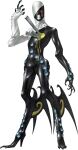  absurdres claws clenched_teeth demon_wings heart heart_tattoo highres impaled kazuma_kaneko multiple_wings nyarlathotep_(persona_2) official_art persona persona_(summon) persona_2 persona_2_tsumi photoshop_(medium) solo tattoo teeth third-party_source transparent_background wings 
