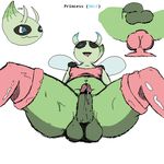  2017 anal anal_penetration celebi clothed clothing crossdressing cum danjen dildo knot legendary_pok&eacute;mon male nintendo penetration penis pok&eacute;mon pok&eacute;mon_(species) rubber sex_toy video_games 