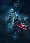  1boy 1girl 501st_legion_:_vader&#039;s_fist 501st_legion_:_vader&#039;s_fist_vs_space_cockroaches aliens crossover enyawd_skcih guillem_h_pongiluppi lightsaber monster nelle_yelpir realistic star_wars stormtrooper xenomorph 