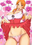  1girl breasts huge_breasts momo_765 nami_(one_piece) nipples one_piece 