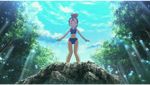  animated animated_gif bikini feet forest legs makoto_(pokemon) pokemon pokemon_(anime) sky 