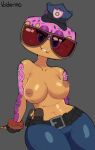 2026 absurd_res areola artist_name belt big_breasts bite biting_lip biting_own_lip black_belt black_clothing black_gloves black_handwear black_hat black_headwear blue_bottomwear blue_clothing blue_eyes blue_hat blue_headwear blue_pants bottomwear breasts clothed clothed_female clothed_humanoid clothing constable_sprinkle_(fortnite) dessert digital_media_(artwork) doughnut epic_games eyelashes eyewear female female_humanoid fingerless_gloves fingers food food_creature food_humanoid for_a_head fortnite glistening glistening_eyes gloves grey_background half-closed_eyes handwear hat headgear headwear hi_res humanoid inverted_nipples looking_at_viewer multicolored_clothing multicolored_hat multicolored_headgear multicolored_headwear narrowed_eyes navel nipple_dip nipples not_furry object_head orange_areola orange_body orange_nipples pants pastry pink_frosted_sprinkled_doughnut police police_hat self_bite simple_background solo sprinkles sunglasses teeth text topless topless_female topless_humanoid utility_belt voider_(artist) wearing_sunglasses