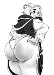  asriel_dreemurr big_butt butt ffuffle girly god_of_hyperdeath male solo undertale video_games 