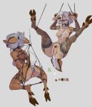 anal anal_penetration anthro anus armwear bdsm bodily_fluids bondage bound breasts brown_body brown_fur brown_nose butt buttplug buttplug_in_ass buttplug_insertion clothing cum cum_from_ass cum_in_ass cum_inside cum_on_breasts cum_on_face deer female fur gag gagged genital_fluids hair hi_res hooves legwear mammal nipples nude nude_anthro nude_female object_in_ass penetration pink_hair plug_(sex_toy) plug_insertion replicant_skrunkle restraints ring_gag rope rope_bondage rope_harness sex_toy sex_toy_in_ass sex_toy_insertion solo stockings suspension suspension_bondage