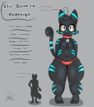  4_toes absurd_res alien anglerfish anthro bell bell_collar big_butt black_body black_eyes black_skin blue_body blue_skin bottomwear butt clothing collar comparing description domestic_cat duo elieli0301 elii'_quim'ra feet felid feline felis fish front_view glistening glistening_body grey_background hi_res huge_butt huge_hips huge_thighs humanoid humanoid_feet male mammal marine model_sheet plantigrade pupils red_bottomwear red_clothing red_collar scales shark simple_background size_difference slightly_chubby slit_pupils thick_thighs toes white_eyes wide_hips yellow_sclera 