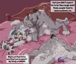 absurd_res anal anal_penetration anthro arctic_wolf balls bdsm bite blush bodily_fluids body_writing bondage bound breeding_kink butt canada_lynx canid canine canis cum cum_in_ass cum_inside cumshot digital_media_(artwork) disney duo ear_bite ejaculation english_text erection felid feline fuf fur genital_fluids genitals grey_body grey_fur hair hi_res holidays lynx male male/male male_penetrated male_penetrating male_penetrating_male mammal multiple_cumshots nude pawbert_lynxley penetration penile penis raaf_helder_(character) ribbon_bondage ribbons rough_sex sex smile tail teeth text valentine's_day whiskers white_body white_fur wolf writing_on_butt zootopia