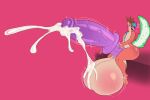 2026 absurd_res animal_genitalia animal_penis anthro antlers balls big_balls big_penis bloomz blue_hair bodily_fluids cum cumshot curvy_figure ejaculation equine_genitalia equine_penis erection excessive_cum excessive_genital_fluids genital_fluids genitals green_tail habbie hair hi_res horn huge_balls huge_penis hybrid hyper hyper_balls hyper_genitalia hyper_penis looking_at_viewer male penis pink_background pink_body purple_penis simple_background sitting solo tail tan_body