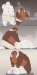 2026 absurd_res anthro anthro_on_anthro anthro_penetrated anthro_penetrating anthro_penetrating_anthro balls bear belly big_belly big_butt big_moobs bodily_fluids brown_body brown_skin butt colored comic common_hippopotamus digital_drawing_(artwork) digital_media_(artwork) duo erection fellatio fur genitals hi_res hippopotamid huge_butt male male/male male_penetrated male_penetrating male_penetrating_male mammal moobs navel nipples nude open_mouth oral overweight overweight_anthro overweight_male penetration penile polar_bear quanjiang sex shaded simple_background tail thick_thighs ursine white_body white_fur wide_hips