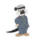 2026 anthro biped black_body bottomwear clothing cloud_rat hat headgear headwear hi_res male mammal murid murine northern_luzon_cloud_rat pants piothecloudrat rat rodent shirt simple_background solo standing topwear uniform white_background white_body