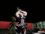 4:3 absurd_res blue_body blue_eyes blue_fur braixen checkered checkered_floor dark_souls detailed_background digital_media_(artwork) fromsoftware fur generation_6_pokemon hi_res jawsh_(jawshdafox) looking_at_viewer nintendo nipples nude pixel_(artwork) pokemon pokemon_(species) purple_body purple_fur purple_nipples red_curtains sculpture stairs statue stretching stretching_arms thegreaterclaush white_body white_fur window