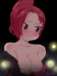  1girl kemurikusa nipples red_eyes red_hair rin_(kemurikusa) 