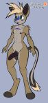 2026 absurd_res arashidrgn balls blonde_hair erection fur fur_markings genitals glans green_eyes hair hi_res kangaroo macropod magic_user male mammal markings marsupial model_sheet nipples nude penis simple_background solo tail