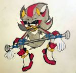  2019 anthro bdsm biped bondage bound clothing fur gag gagged gloves invalid_tag male male/male mammal markings multicolored_fur open_mouth red_eyes ring_gag rope rope_bondage rope_harness shadow shadow_the_hedgehog simple_background sketch solo sonic_(series) spread_legs spreader spreader_bar spreading submissive teeth toony tuft video_games white_background white_fur 