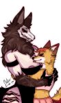 absurd_res anthro big_breasts big_butt big_dom_small_sub breasts butt canid canine cuddling dominant duo female fox hi_res hug hugging_another larger_female male male/female mammal mantis_lord size_difference skulldog_(species) smaller_male thick_thighs 