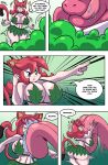  aladeen ambiguous_gender animal_humanoid areola big_butt biped breasts butt cat_humanoid comic dialogue felid felid_humanoid feline feline_humanoid female female/ambiguous glistening glistening_body grass_skirt hair hi_res humanoid licking mammal mammal_humanoid red_hair speech_bubble text tongue wide_hips 