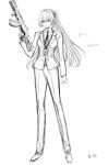  1girl 63bd8f10 ak-15 ak-15_(erwin)_(girls'_frontline) ak-15_(girls'_frontline) artist_name assault_rifle business_suit character_name chinese_commentary commentary_request dated formal_clothes full_body girls'_frontline girls'_frontline_2:_exilium gun hair_over_one_eye highres holding holding_gun holding_weapon kalashnikov_rifle official_alternate_costume official_alternate_hairstyle rifle simple_background sketch solo suit voymastina_(girls'_frontline_2) weapon white_background 