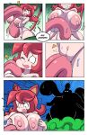  aladeen animal_humanoid areola biped breasts cat_humanoid comic cunnilingus felid felid_humanoid feline feline_humanoid female genitals grass_skirt hair hi_res humanoid licking mammal mammal_humanoid nipples nude oral red_hair sex speech_bubble text thick_thighs tongue vaginal vulva 