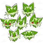  2025 :3 ^w^ ambiguous_gender angry blush cheek_tuft digital_media_(artwork) exclamation_point eyes_closed facial_tuft felid feline feral fur generation_9_pokemon green_body green_ears green_fur happy heart_symbol mammal narrowed_eyes nintendo open_mouth owo pokemon pokemon_(species) question_mark red_eyes signature simple_background smile solo spiral spiral_eyes sprigatito tontaro tuft white_background 