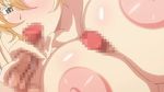 10s 1girl animated animated_gif areolae breasts fellatio huge_breasts multiple_penises nipples nudist_beach_ni_shuugakuryokou_de!! nudist_beach_ni_shuugakuryokou_de!!_the_animation oral paizuri pink_pineapple suomi-sensei 