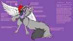 big_tail breasts canine cat chest_tuft claws cute digitigrade feathered_wings feathers feline fluffy fox fur fur_collar handpaw huge_hips hybrid large_forearms large_hands large_hips long_ears long_fur mammal multi_breast paws saberuneko sabreteeth solo tuft wings 