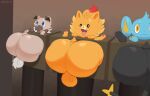  2026 artist_name axoarts balls big_butt black_body black_fur black_pawpads black_sclera black_tail blue_body blue_ears blue_eyes blue_fur blue_hair brown_body brown_ears brown_fur brown_pawpads butt curled_tail digital_media_(artwork) fangs feral free_use fur generation_10_pokemon generation_4_pokemon generation_7_pokemon genitals group hair happy hi_res male multicolored_body multicolored_ears multicolored_fur multicolored_hair neck_tuft nervous nintendo orange_body orange_ears orange_fur orange_hair orange_tail pawpads penis pink_nose pokemon pokemon_(species) pombon rear_view red_hair red_nose red_pawpads rockruff sex_box sharp_teeth shinx small_balls small_penis smile tail teeth text thick_thighs three-quarter_view tongue tongue_out trio tuft two_tone_body two_tone_ears two_tone_fur two_tone_hair two_tone_tail white_body white_eyes white_fur white_tail white_tuft yellow_eyes yellow_tail 