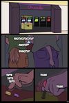  2017 anthro arcade clothed clothing comic elephant equine horse male mammal ragdoll_(study_partners) thunderouserections woody_(study_partners) young 