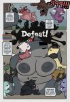 attack ballbusting balls big_breasts blue_body blue_fur breasts cock_and_ball_torture comic crotch_attack crotch_kick crushpepper cunnilingus english_text felid feline female female/female fur genital_torture genitals group group_sex guillotina_(mewgenics) hi_res huge_breasts kick kissing licking_claws mammal mewgenics oral orgy overweight overweight_female sex tagme text vaginal